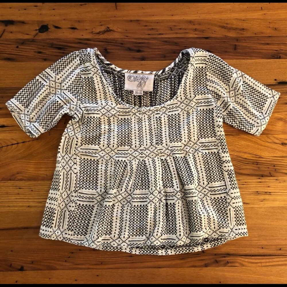 Ace & Jig highland top blouse xs